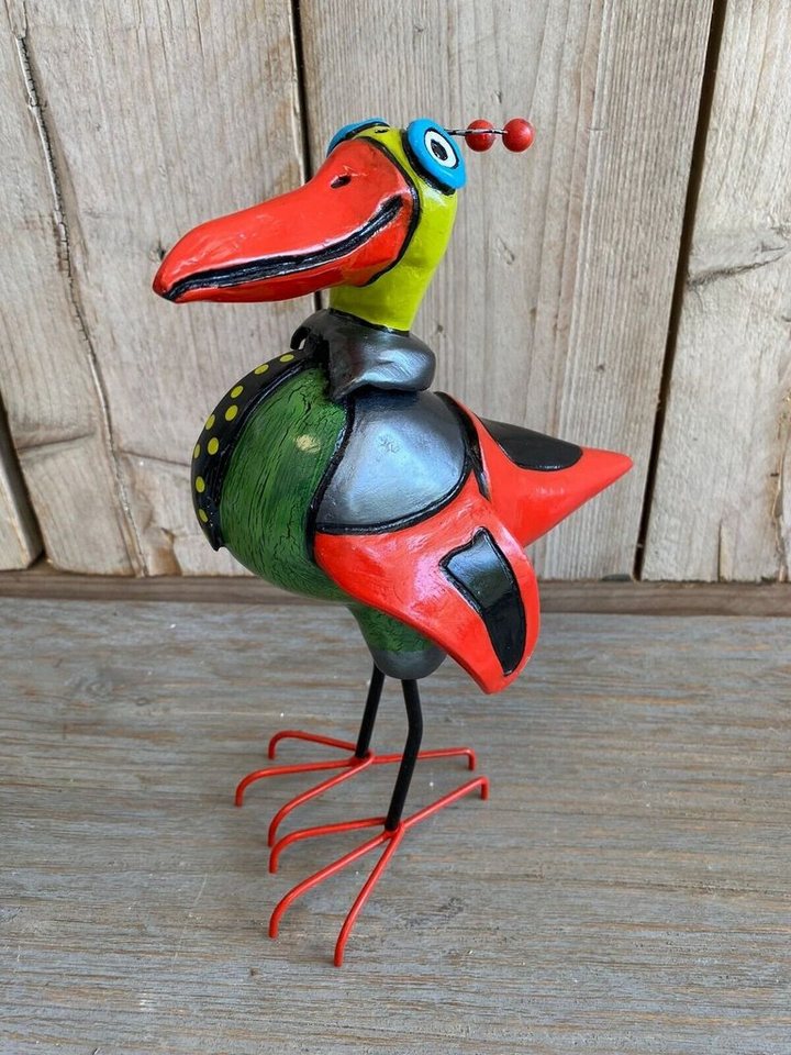 Annimuck Dekofigur Trend Art Jelly Bird Mayor Unikat handbemalt Kunstobjekt 35x22 cm (1 St) von Annimuck