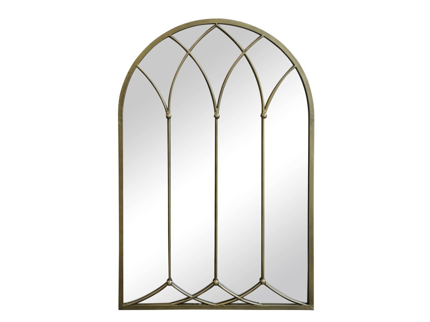 Annimuck Dekospiegel Chic Antique wunderschöner Spiegel mit Dekor messing H90/L60/B3 cm (1-St) von Annimuck