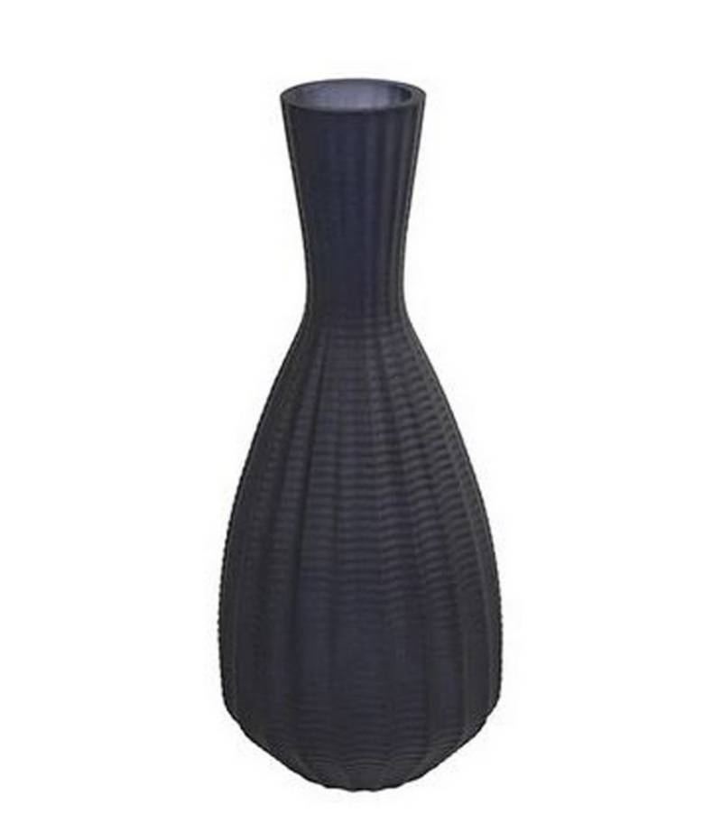 Annimuck Dekovase Wunderschöne Glas Vase Annalisa L15B15H37CM in schwarz (1 St) von Annimuck