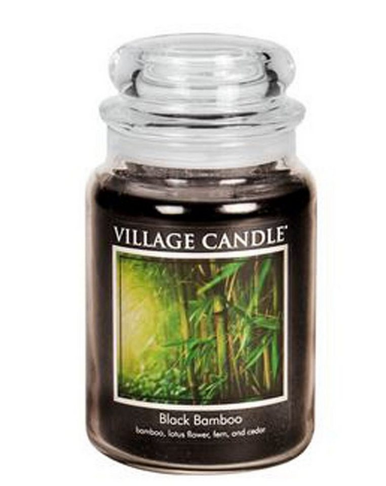 Annimuck Duftkerze Mosaik Village Candle Black Bamboo im Glas von Annimuck