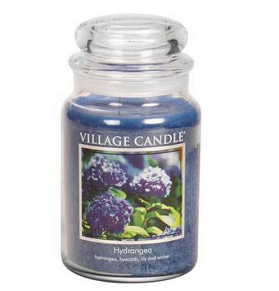 Annimuck Duftkerze Mosaik Village Candle Hydrangea Hortensie Lilie Amber Hyazinthe von Annimuck