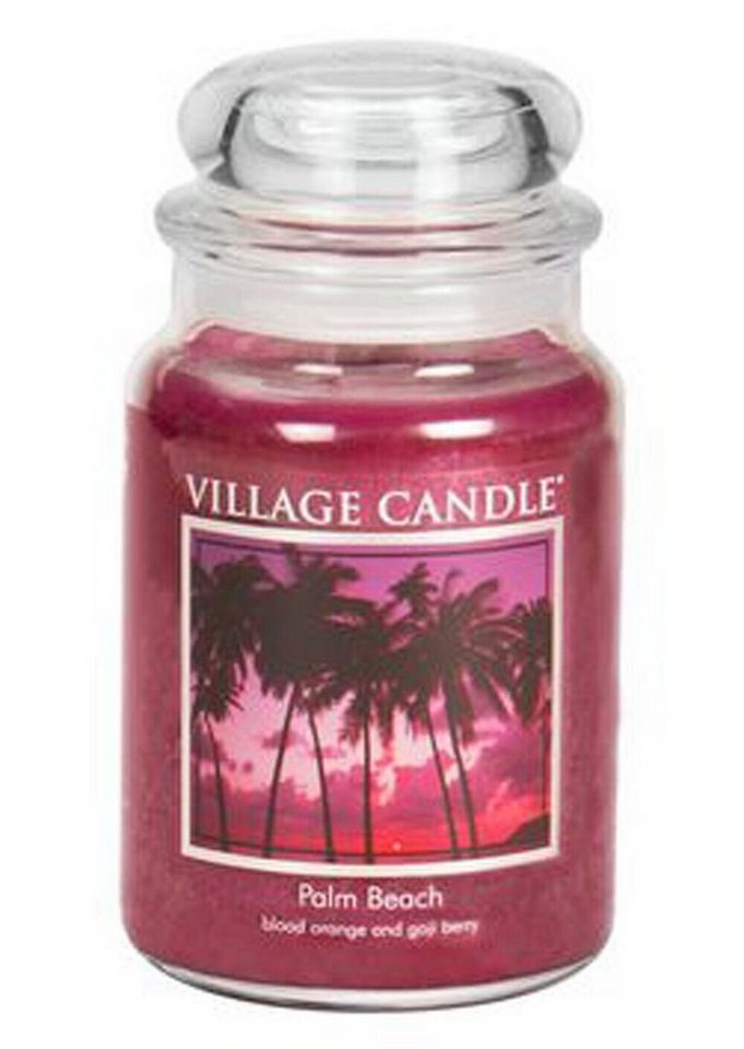 Annimuck Duftkerze Mosaik Village Candle Palm Beach im Glas Duftkerze von Annimuck