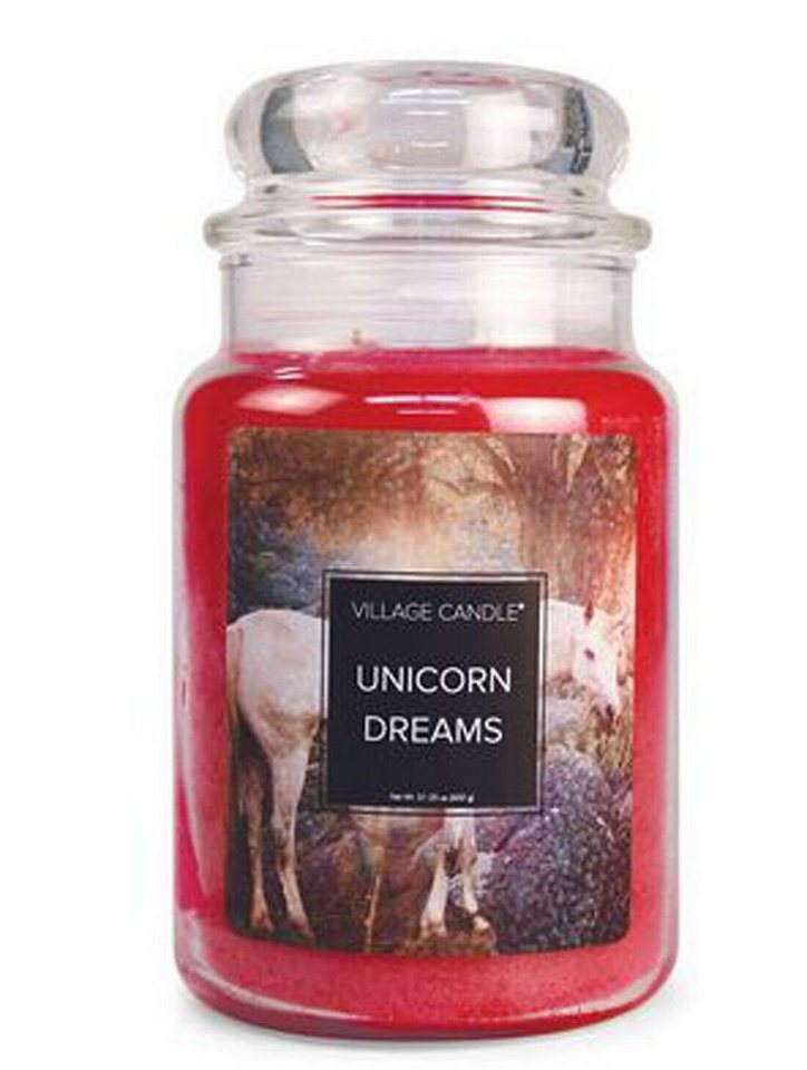 Annimuck Duftkerze Mosaik Village Candle Unicorn Dreams im Glas von Annimuck
