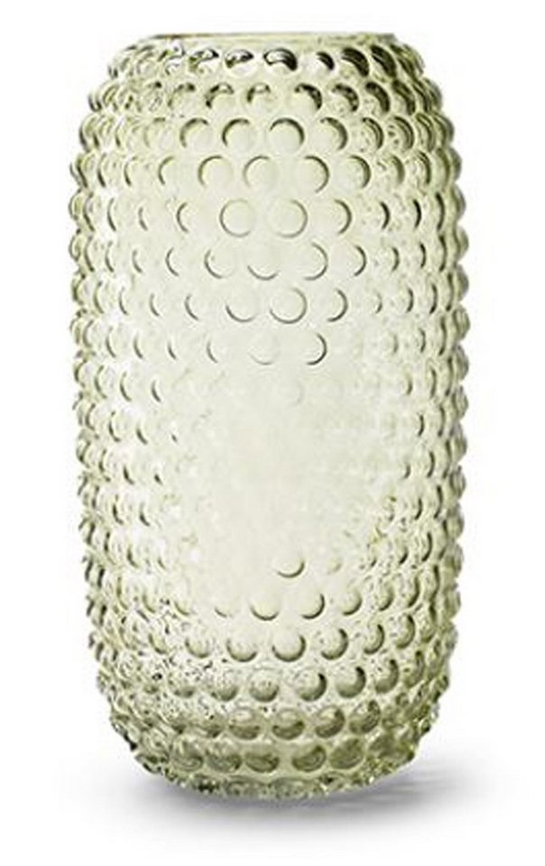 Annimuck Tischvase Zylindervase hoch Glas Vase Bobble hell grün H30 D16 cm (1 St) von Annimuck