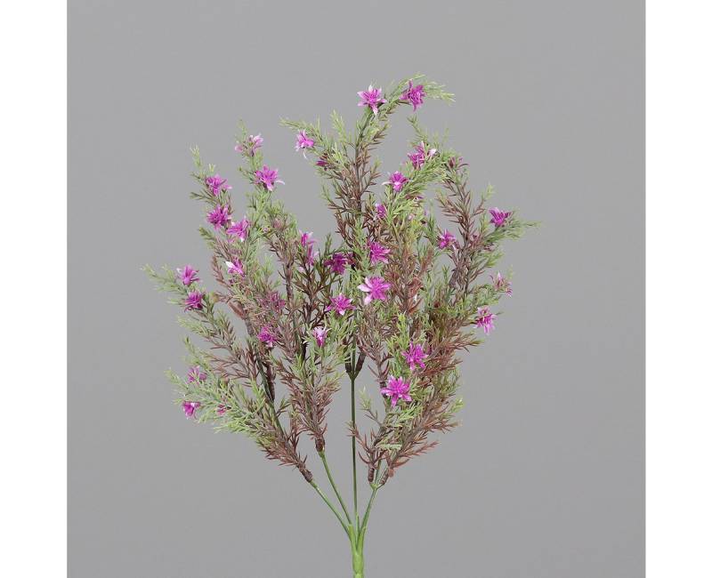 Kunstblume Blüten Mix Bund, lila, 32 cm Kunstblume, Annimuck von Annimuck