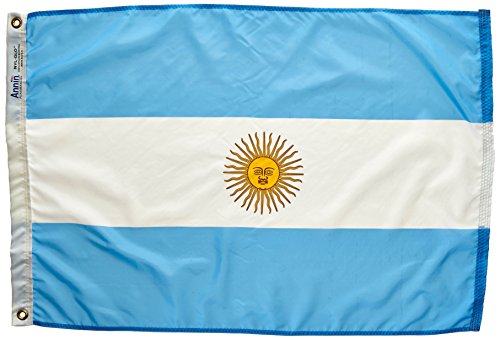 Annin Flagmakers Modell 190322 Argentinien-Flagge Nylon SolarGuard NYL-Glo, 6 x 0,9 m, 100 Offiziellen Vereinten Nationen von Annin Flagmakers
