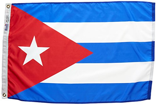 Annin Flagmakers Modell 191903 Kuba-Flagge Nylon SolarGuard NYL-Glo, 0,6 x 0,9 m, 100% Offiziellen Designspezifikationen der Vereinten Nationen von Annin Flagmakers