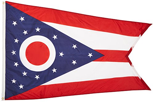 Annin Flagmakers Ohio State Flag USA, hergestellt nach Offiziellen Staatsdesign-Spezifikationen, 1,2 x 1,8 m (Modell 144270) von Annin Flagmakers