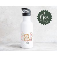 Personalisierte Trinkflasche | Eule Kinderflasche Mit Namen Flasche Personalisiert| 500Ml Einschulung Personalisierte Trinkflasche | Eule Kinderflasche Mit Namen Flasche Personalisiert| 500Ml Einschulung von Anniundava