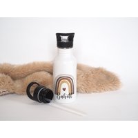 Personalisierte Trinkflasche | Trinkflasche Boho Kinderflasche Mit Namen Regenbogen Flasche Personalisiert| 500Ml Einschulung Personalisierte Trinkflasche | Trinkflasche Boho Kinderflasche Mit Namen Regenbogen Flasche Personalisiert| 500Ml Einschulung von Anniundava