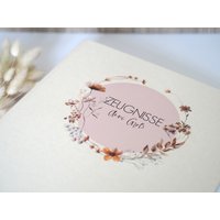 Zeugnismappe | Zeugnisse Schulkind Leinenordner von Anniundava