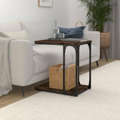 Annlera Beistelltisch 50x35x52 cm Kleiner Tisch Betttisch Couchtisch Klein Side Table Regal Schwarz Büroschrank Sofatisch Fernseher Tisch Schrank Küche Nachttisch Sm Möbel Räuchereiche Annlera Beistelltisch 50x35x52 cm Kleiner Tisch Betttisch Couchtisch Klein Side Table Regal Schwarz Büroschrank Sofatisch Fernseher Tisch Schrank Küche Nachttisch Sm Möbel Räuchereiche von Annlera