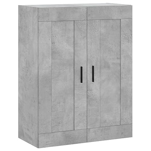 Annlera Hängeschrank Betongrau 69,5x34x90 cm Wandschrank aus Holzwerkstoff Beistellschrank Lagerschrank Schwebeschrank Vielseitiger Organizer Küchenschrank Eleganten Design Badschrank Annlera Hängeschrank Betongrau 69,5x34x90 cm Wandschrank aus Holzwerkstoff Beistellschrank Lagerschrank Schwebeschrank Vielseitiger Organizer Küchenschrank Eleganten Design Badschrank von Annlera