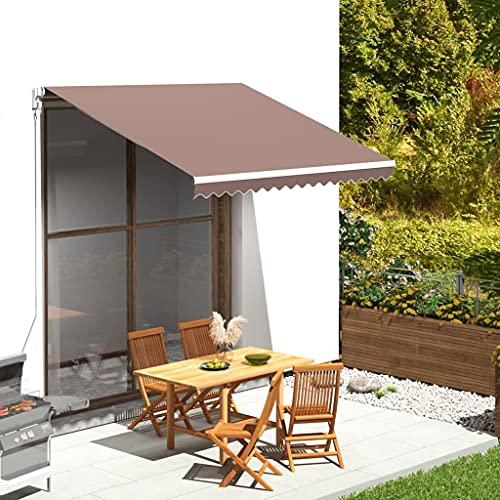 Annlera Markisenbespannung Markisentuch Ersatzstoff Markisen-Ersatzteil Terrassen-Sonnenschutz für Fenster Balkon oder Garten UV-beständigem Leichten Design Braun 280x245 cm Annlera Markisenbespannung Markisentuch Ersatzstoff Markisen-Ersatzteil Terrassen-Sonnenschutz für Fenster Balkon oder Garten UV-beständigem Leichten Design Braun 280x245 cm von Annlera