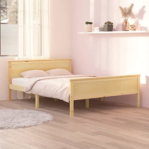 Annlera Massivholzbett Kiefer 160x200 cm Bettgestell Bed Frame Bettrahmen Holzbett Betten von Annlera