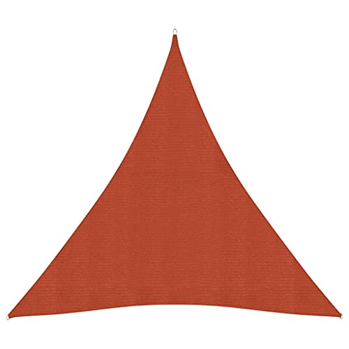 Annlera Sonnensegel Terracotta-Rot Sonnensegel Atmungsaktiv Sonnenschutz Sun Sail mit UV Schutz Segeltuch Dreieckig für Balkon Terrasse Garten 4,5x4,5x4,5 m von Annlera