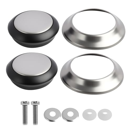 2er Set Universal Ersatzgriffe für Topfdeckel, passend für Wasserkessel, Pfannen und andere Küchenutensilien, Deckelknöpfe aus Edelstahl und wärmeresistentem Material Universelle Größe 2er Set Universal Ersatzgriffe für Topfdeckel, passend für Wasserkessel, Pfannen und andere Küchenutensilien, Deckelknöpfe aus Edelstahl und wärmeresistentem Material Universelle Größe von Annlpoy