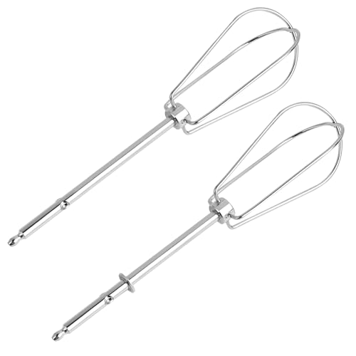 Annlpoy 2 Stück schneebesen edelstahl Rührbesen Hochwertiger, Universell Kompatibel mit HM-Modellen, Ersatz Rührbesen für Küchenmaschinen, Links und Rechts Einsetzbar, für Back- und Kochanwendungen von Annlpoy