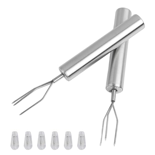 Annlpoy 2 stück kartoffelgabel pellkartoffelgabel Pellkartoffelset Set Edelstahl-Gabeln für Pellkartoffeln Robuste und Elegante Dreizack Spieße, für Gemüse und Grillgut, 15.2 cm Länge Annlpoy 2 stück kartoffelgabel pellkartoffelgabel Pellkartoffelset Set Edelstahl-Gabeln für Pellkartoffeln Robuste und Elegante Dreizack Spieße, für Gemüse und Grillgut, 15.2 cm Länge von Annlpoy