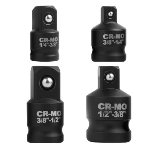 Annlpoy stecknuss adapter set,Steckschlüssel-Adapter-Set für Ratschen, schlagschrauber adapter (Schwarz) von Annlpoy