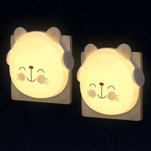 Annmore Steckdosenlicht Kinderzimmer Automatisch Schlaflicht für Stecker LED Stilllicht Baby Einchlafhilfe Katze Geschenke zur Geburt Mädchen Annmore Steckdosenlicht Kinderzimmer Automatisch Schlaflicht für Stecker LED Stilllicht Baby Einchlafhilfe Katze Geschenke zur Geburt Mädchen von Annmore
