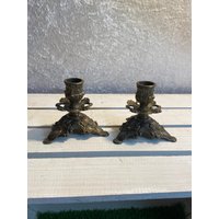 2 Vintage Messing Kerzenhalter Aus Dem 20.jahrhundert/Hergestellt in Italien Edle Heimdekoration Barockes Dekor 2 Vintage Messing Kerzenhalter Aus Dem 20.jahrhundert/Hergestellt in Italien Edle Heimdekoration Barockes Dekor von AnnodazumalShop