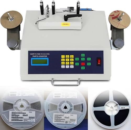 50 W SMT-SMD-Komponentenzähler, Automatische SMT/SMD-Teile-Komponentenzählmaschine, SMD-Zählmaschine Mit 3-stelliger LCD-Anzeige, Kommerzielles Komponentenzählgerät Für Riemenräder Jeder Größe von Annuod