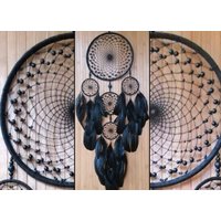 Traumfänger Native Made | Handgefertigte Traditionelle Feder Wanddekoration Wandbehang Boho Wohndekor Makramee Baum Des Lebens Wandkunst von AnnyDreams