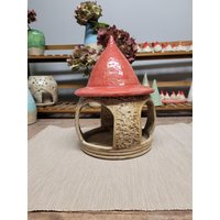 Vogelhaus Aus Keramik, Vogelfutterhaus, Gartendekoration, Größe Ca. 22 X 16 Rot Vogelhaus Aus Keramik, Vogelfutterhaus, Gartendekoration, Größe Ca. 22 X 16 Rot von Annyhase