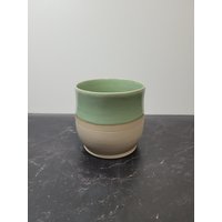 steinzeug Kaffeebecher - Becher 280 Ml Handgemachte Keramik Schönes Geschenk Für Freunde Keramikbecher Ohne Henkel von Annyhase