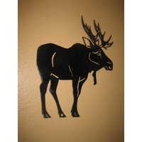 Elch Wand-Dekor. Elch. Rustikal. Dekor. Wohnkultur. Geschenk. Metall von AnnzMetalzDesignz