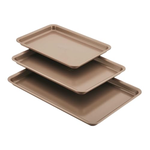 Anolon Gourmet Backgeschirr-Set mit Antihaftbeschichtung, 3-teilig, bronzefarben/braun von Anolon