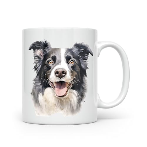 Anonymous Gifting Border Collie handbedruckte Tasse mit Hundemotiv – schöne glänzende Tasse Anonymous Gifting Border Collie handbedruckte Tasse mit Hundemotiv – schöne glänzende Tasse von Anonymous Gifting