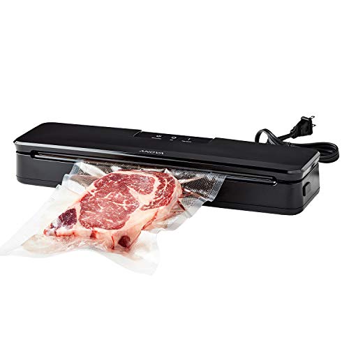 Anova Präzisions-Vakuumversiegelungsgerät ANVS01-EU00, Precision Vacuum Sealer, Vokuumiergerät, inklusive Typ-C-Stecker für EU-Nutzung, 10 Stück pro Packung, Schwarz von Anova