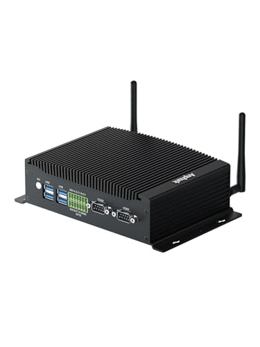 Anphurk Industrial Mini PC, Core i7-10810U 32GB DDR4 512GB SSD, Mini PC Windows 11 Pro, Fanless PC with Triple Display, Dual Band WiFi, BT 4.2, 2 LAN, 2 COM, GPIO, Micro Desktop Computer von Anphurk