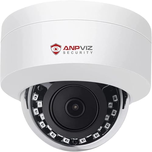 Anpviz 3MP PoE IP Kamera Outdoor, Dome Überwachungskamera Aussen, 30M IR Nachtsicht, Fernzugriff Außen, Kein Bewegungserkennung, Kein Netzteil, Kein Schnappschuss(U Series) von Anpviz