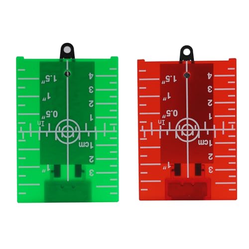 2 Stück Laserzieltafel magnetisch, Laser Zielscheibe Karte für Ausrichtungslaser, Laser Zieltafel Trockenbau mit reflektierender Folie, geeignet für Kreuzlaser, Linienlaser, Laserpointer grün 2 Stück Laserzieltafel magnetisch, Laser Zielscheibe Karte für Ausrichtungslaser, Laser Zieltafel Trockenbau mit reflektierender Folie, geeignet für Kreuzlaser, Linienlaser, Laserpointer grün von Anrbb
