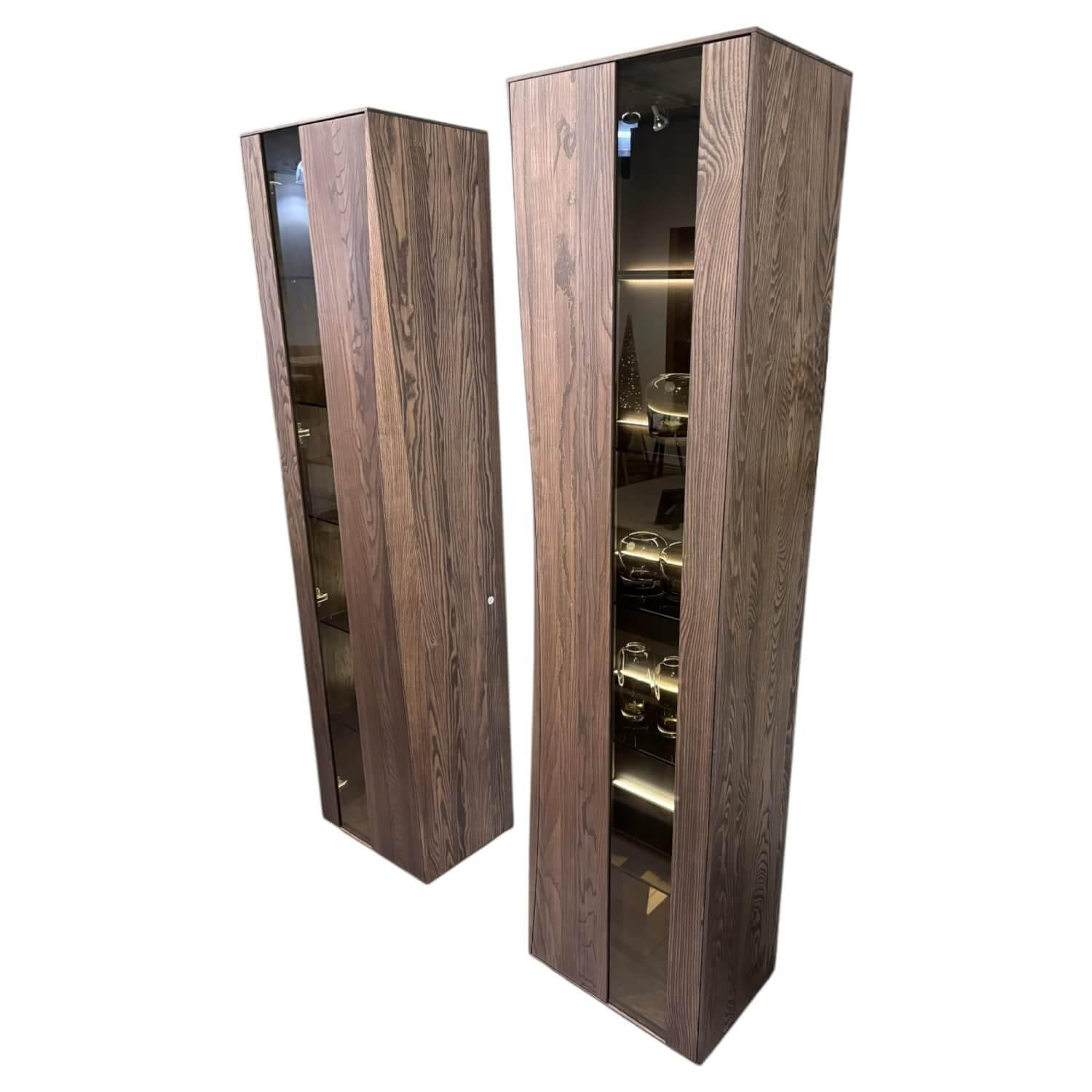2er Set Vitrine Puro Wave W70 Esche Massiv Gebürstet Tabak Geölt Inklusive LED B... 2er Set Vitrine Puro Wave W70 Esche Massiv Gebürstet Tabak Geölt Inklusive LED B... von Anrei