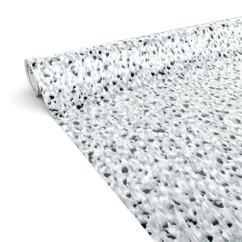 Klebefolie Möbelfolie Küche Folie selbstklebend DIY glänzend PVC-frei 0,45x3m Granit-grau-naturstein-grau von Anro