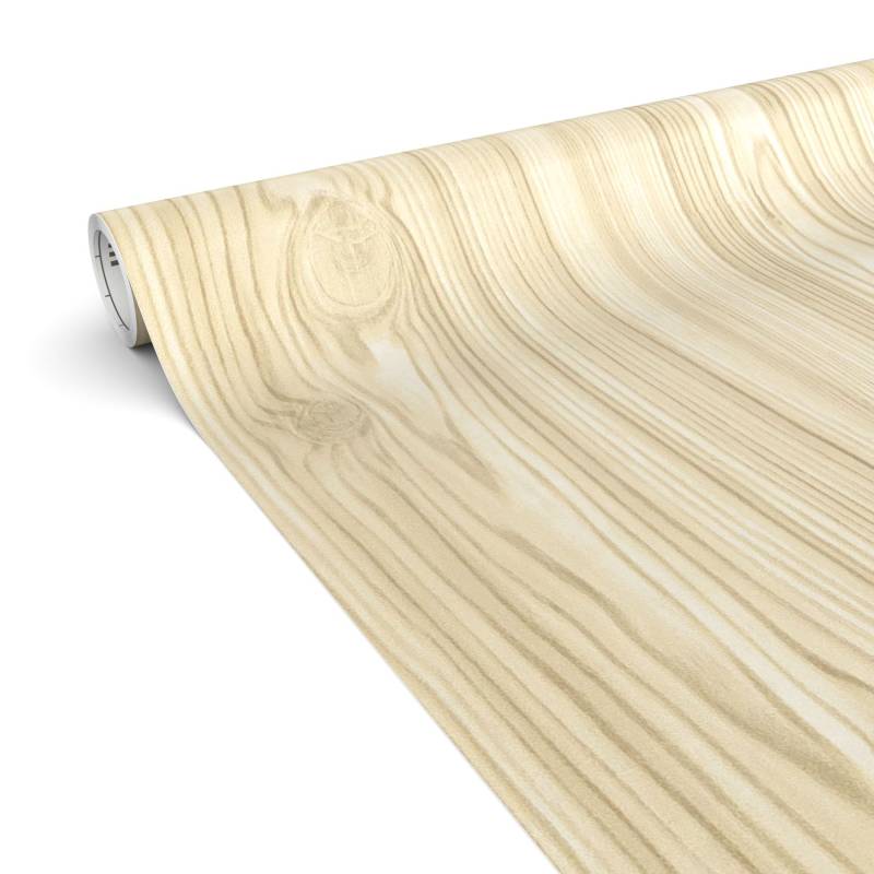 Klebefolie Möbelfolie matt selbstklebende Dekofolie Möbel 0,45x2m PVC-frei Holz Kiefer von Anro