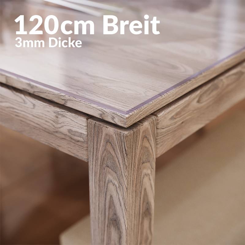 Tischfolie transparent Tischschutzfolie 3mm 120cm Breite von Anro