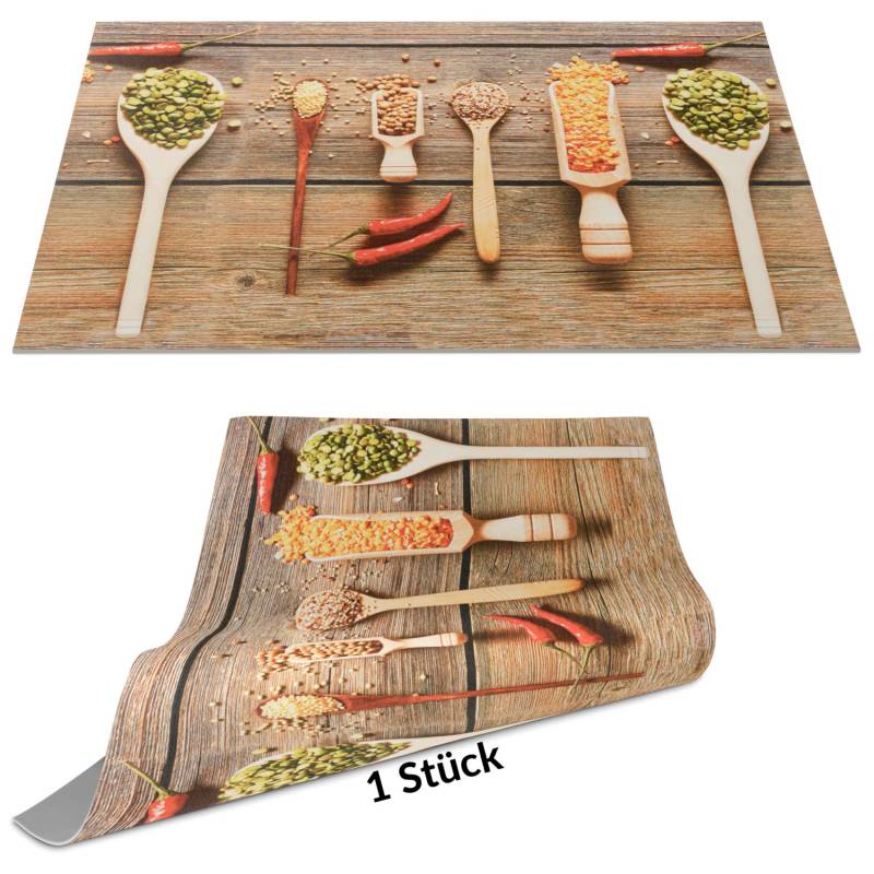 Tischset Platzset Platzdeckchen abwaschbar Tischuntersetzer PVC Placemat hitzebeständig 30x45cm Hülsenfrüchte von Anro