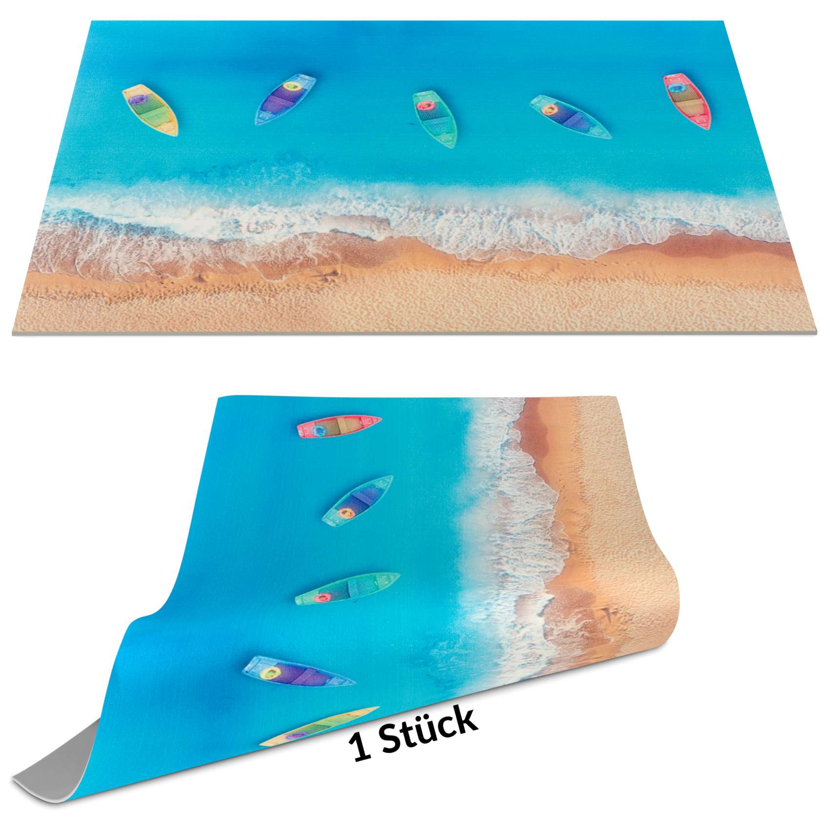 Tischset Platzset Platzdeckchen abwaschbar Tischuntersetzer PVC Placemat hitzebeständig 30x45cm Maritim Boot Tischset Platzset Platzdeckchen abwaschbar Tischuntersetzer PVC Placemat hitzebeständig 30x45cm Maritim Boot von Anro