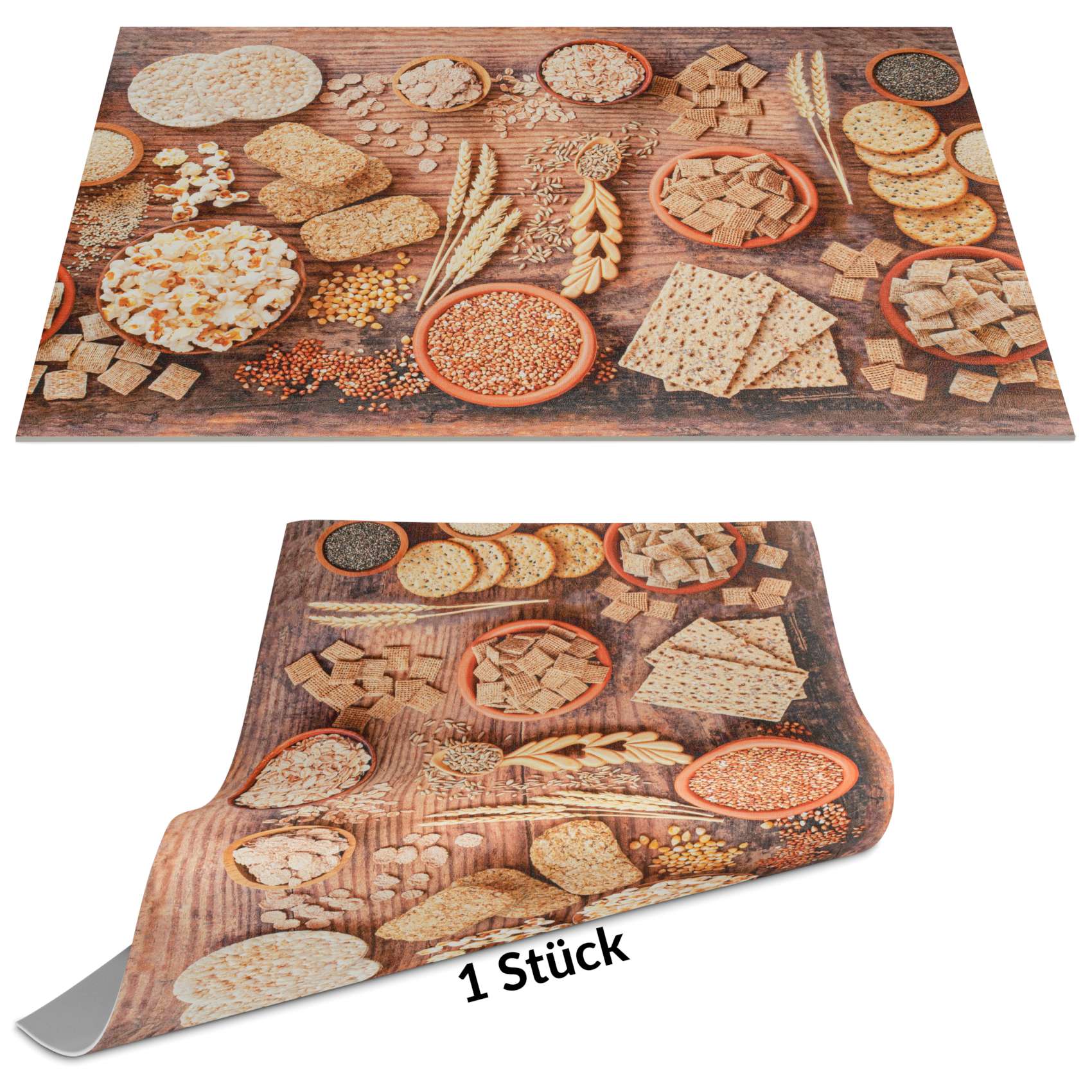 Tischset Platzset Platzdeckchen abwaschbar Tischuntersetzer PVC Placemat hitzebeständig 30x45cm Snacks Tischset Platzset Platzdeckchen abwaschbar Tischuntersetzer PVC Placemat hitzebeständig 30x45cm Snacks von Anro
