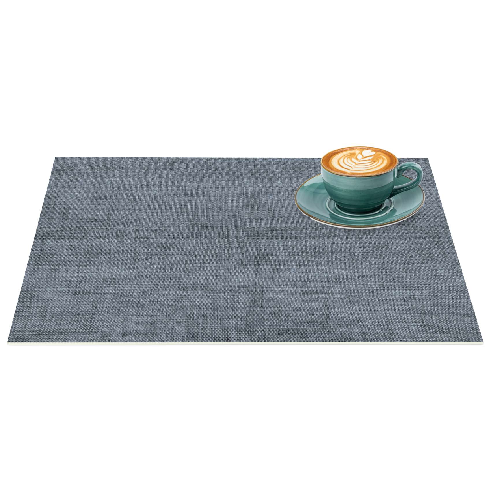 Tischset Platzset Platzdeckchen abwaschbar Tischuntersetzer PVC hitzebeständig Uni Leinen Dark 30x45cm Tischset Platzset Platzdeckchen abwaschbar Tischuntersetzer PVC hitzebeständig Uni Leinen Dark 30x45cm von Anro