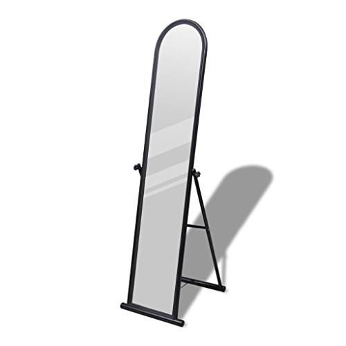 Anself Standspiegel Ankleidespiegel Spiegel 144, 5 x 24,5 cm Schwarz von Anself