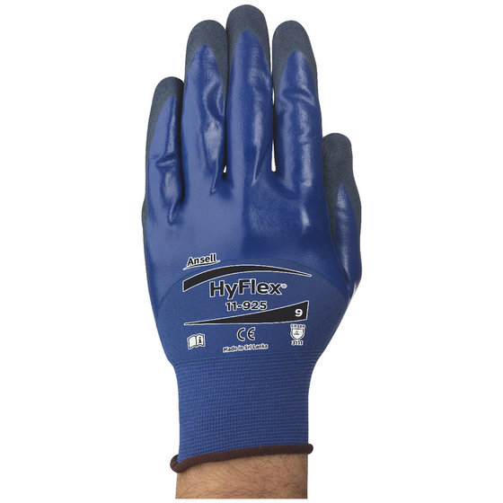 Ansell® - Mechanischer Schutzhandschuh HyFlex® 11-925, blau, Größe 8 von Ansell