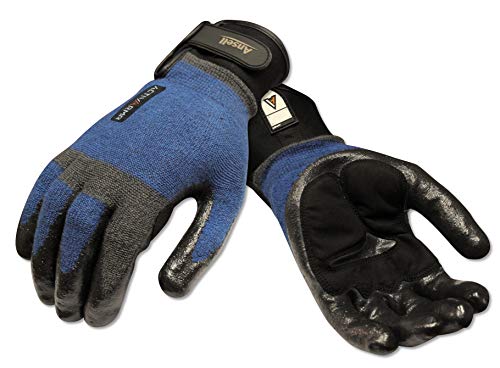 Ansell ActivArmr 97-003 Mehrzweckhandschuhe, Mechanikschutz, Blau, Größe 9 (1 Paar pro Beutel) von Ansell