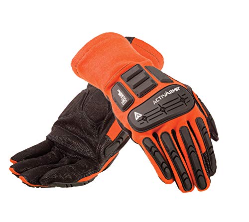 Ansell ActivArmr 97-200 Spezialzweck-Handschuhe, Mechanikschutz, Schwarz, Größe 11 (9 Paar pro Beutel) von Ansell