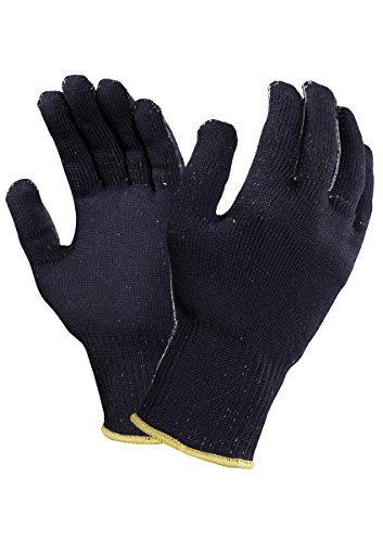 Ansell Colortext Plus Nylon handschuh, Mechanikschutz, Blau, Größe 9 (12 Paar pro Beutel) von Ansell